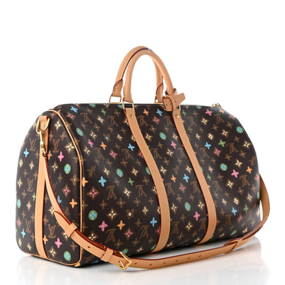 Louis Vuitton Monogram Craggy Keepall Bandouliere 50 Chocolate 2 of 8