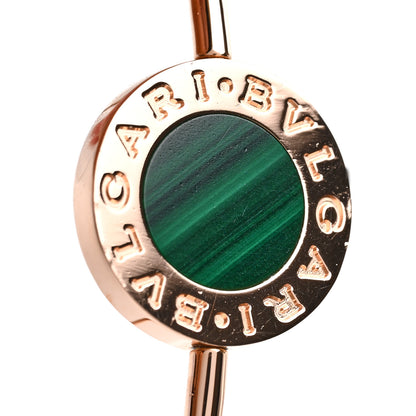 Bulgari 18K Rose Gold Malachite BVLGARI BVLGARI Bangle Bracelet M 5 of 5