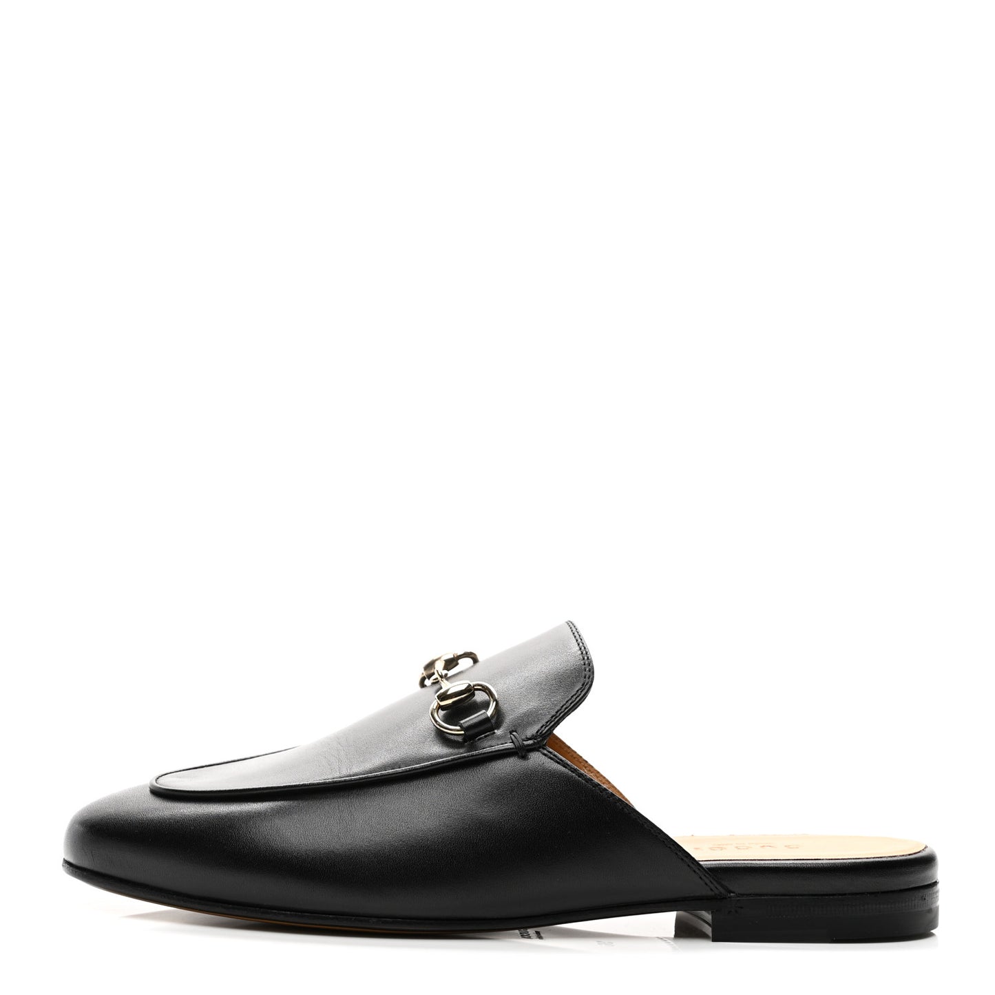 Calfskin Womens Princetown Slippers 36 Black