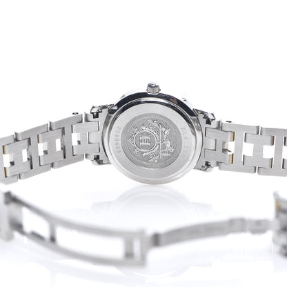 Hermes Stainless Steel 24mm Clipper Quartz Watch Gold 5 of 5