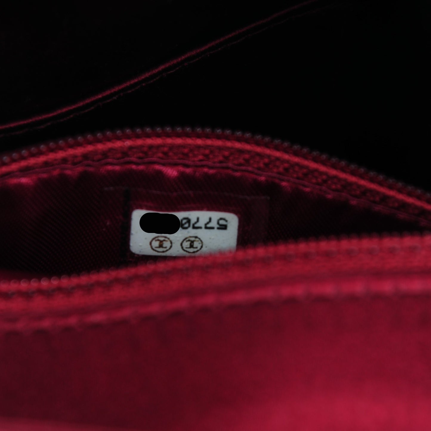Satin Quilted Evening Bag Red