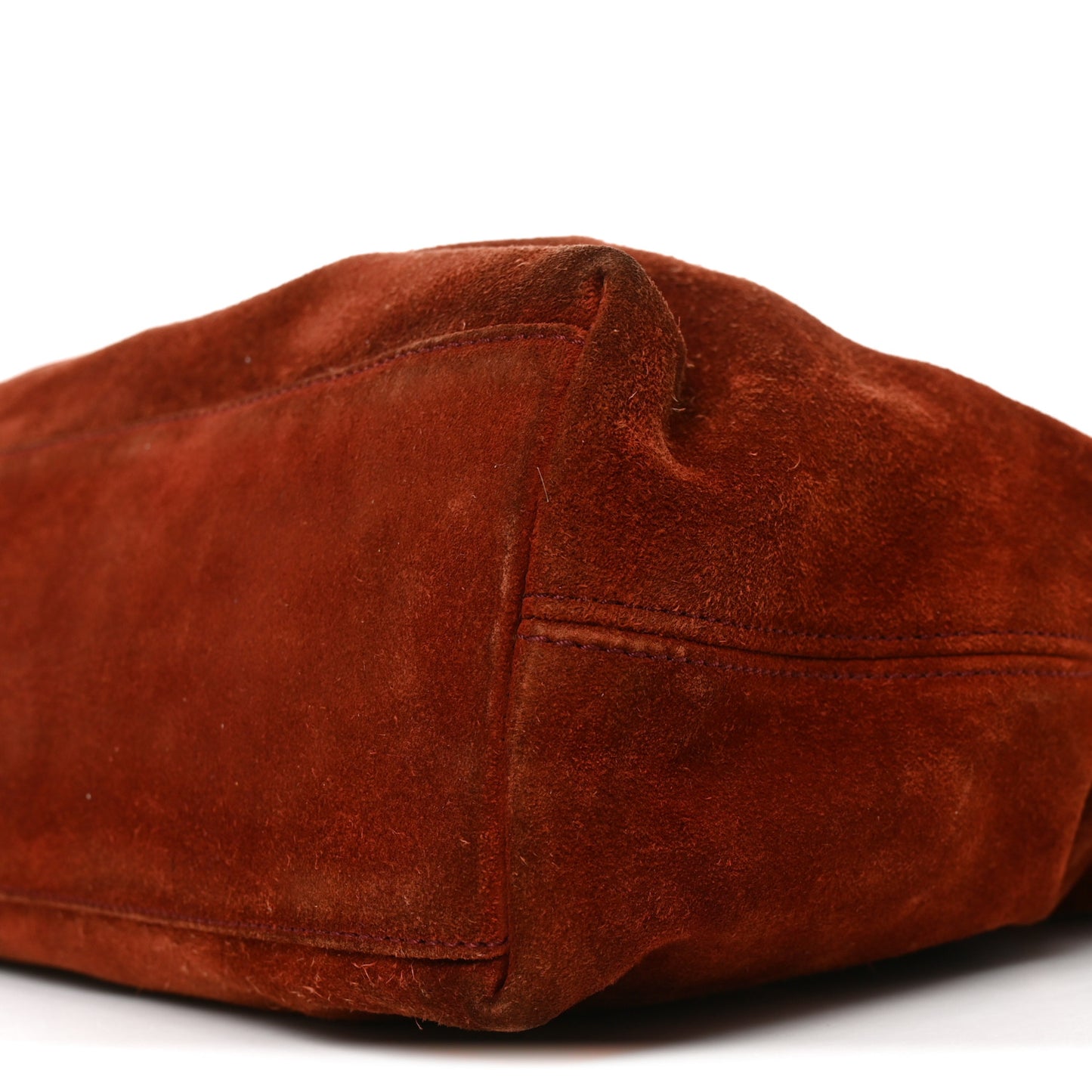 Suede CC Tote Red
