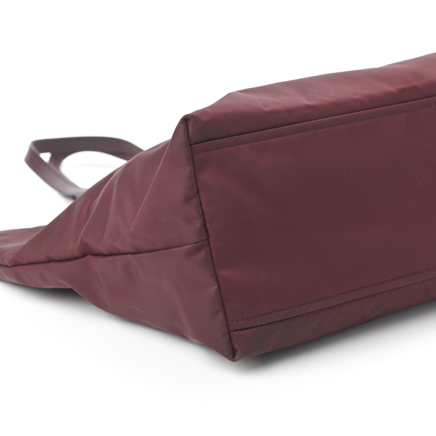 Tessuto Nylon Saffiano Tote Granato