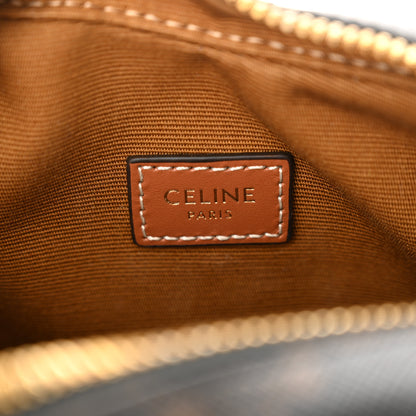 Celine Triomphe Canvas Calfskin Heart Bag Tan 6 of 11