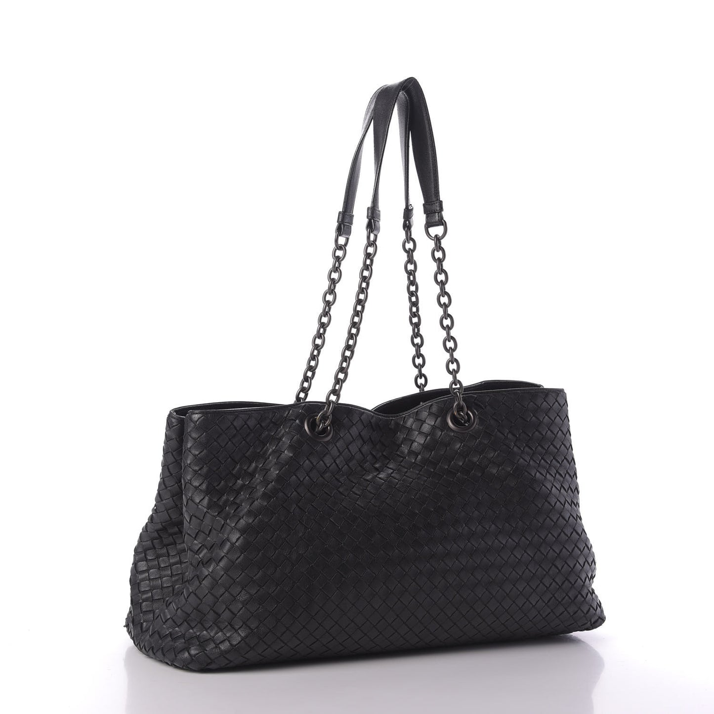 Nappa Intrecciato Large Tote Black