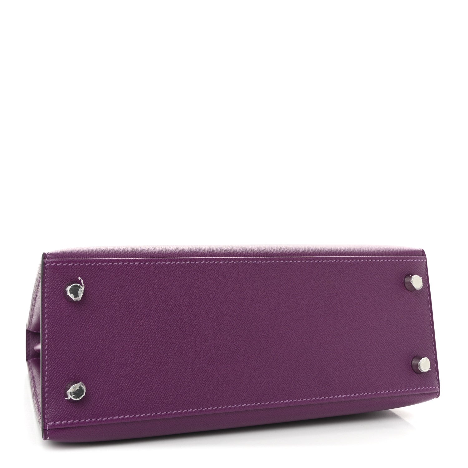 Hermes Madame Calfskin Kelly Sellier 25 Anemone 4 of 10