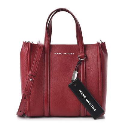 Marc Jacobs Grained Calfskin The Tag 21 Tote Cranberry 1 of 9