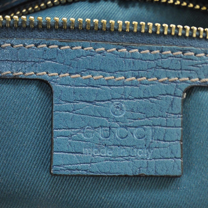 Gucci Monogram Hasler Messenger Bag Blue 8 of 10