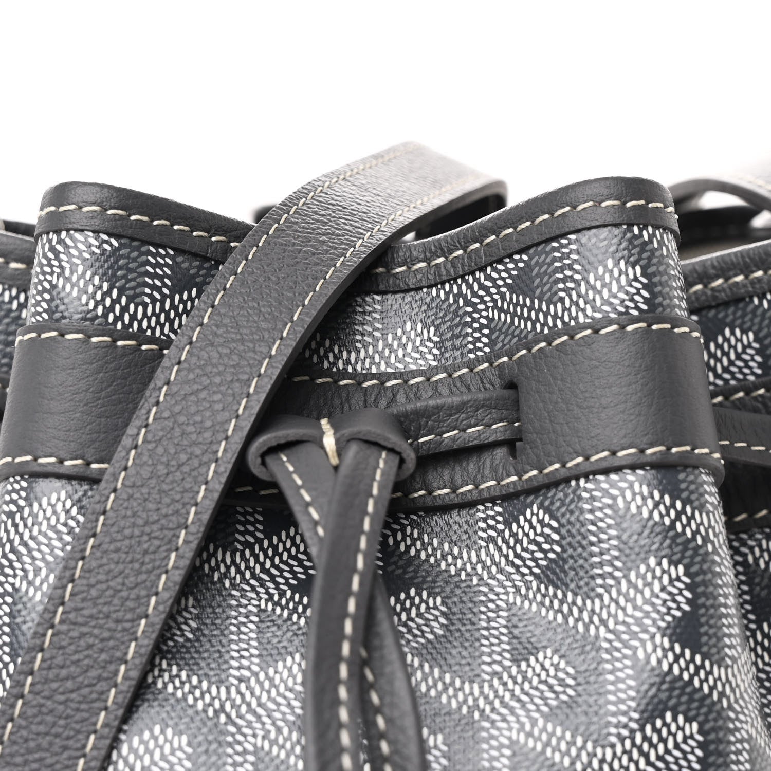 Goyard Goyardine Petit Flot Bucket Bag PM Grey 7 of 9
