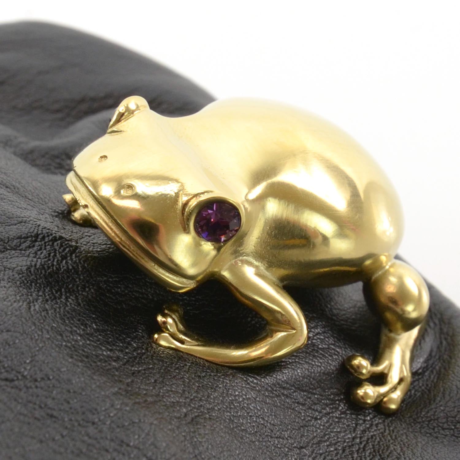 Marc Jacobs Leather Frog Clutch Black 4 of 8