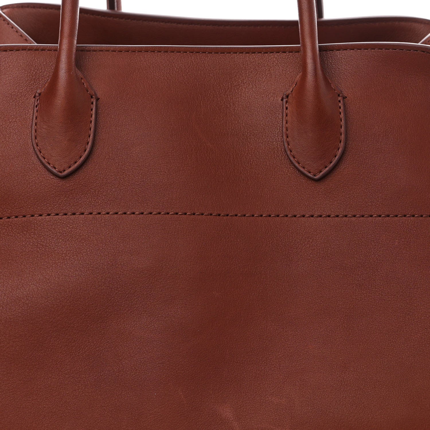 The Row Polished Saddle Calfskin Soft Margaux 15 New Burgundy 7 of 12