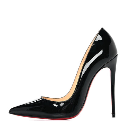 Christian Louboutin Patent Pigalle 100 Pumps 37 Black 1 of 7