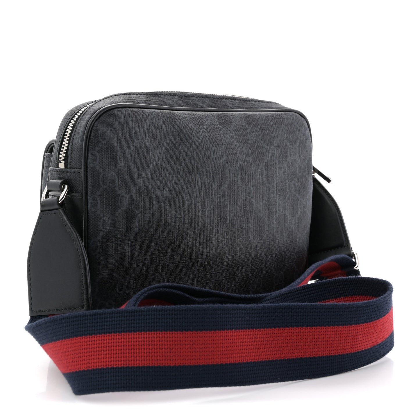 GG Supreme Monogram Small Crossbody Bag Black