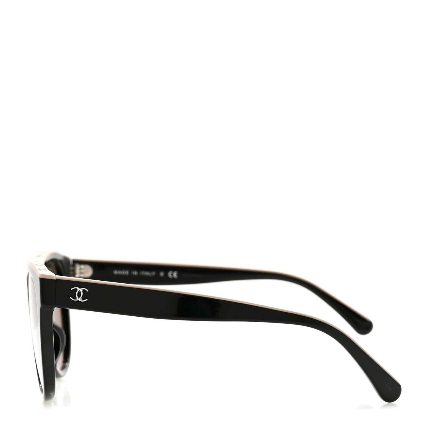 Acetate CC Butterfly Sunglasses 5414 Black Beige