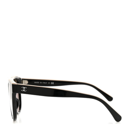 Chanel Acetate CC Butterfly Sunglasses 5414 Black Beige 3 of 8