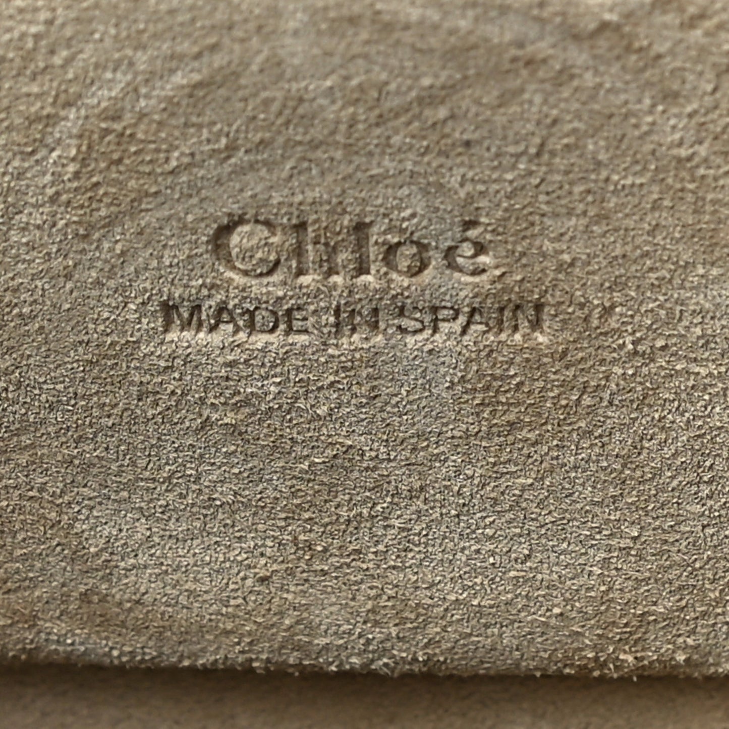 Suede Calfskin Mini Faye Bracelet Bag Tobacco