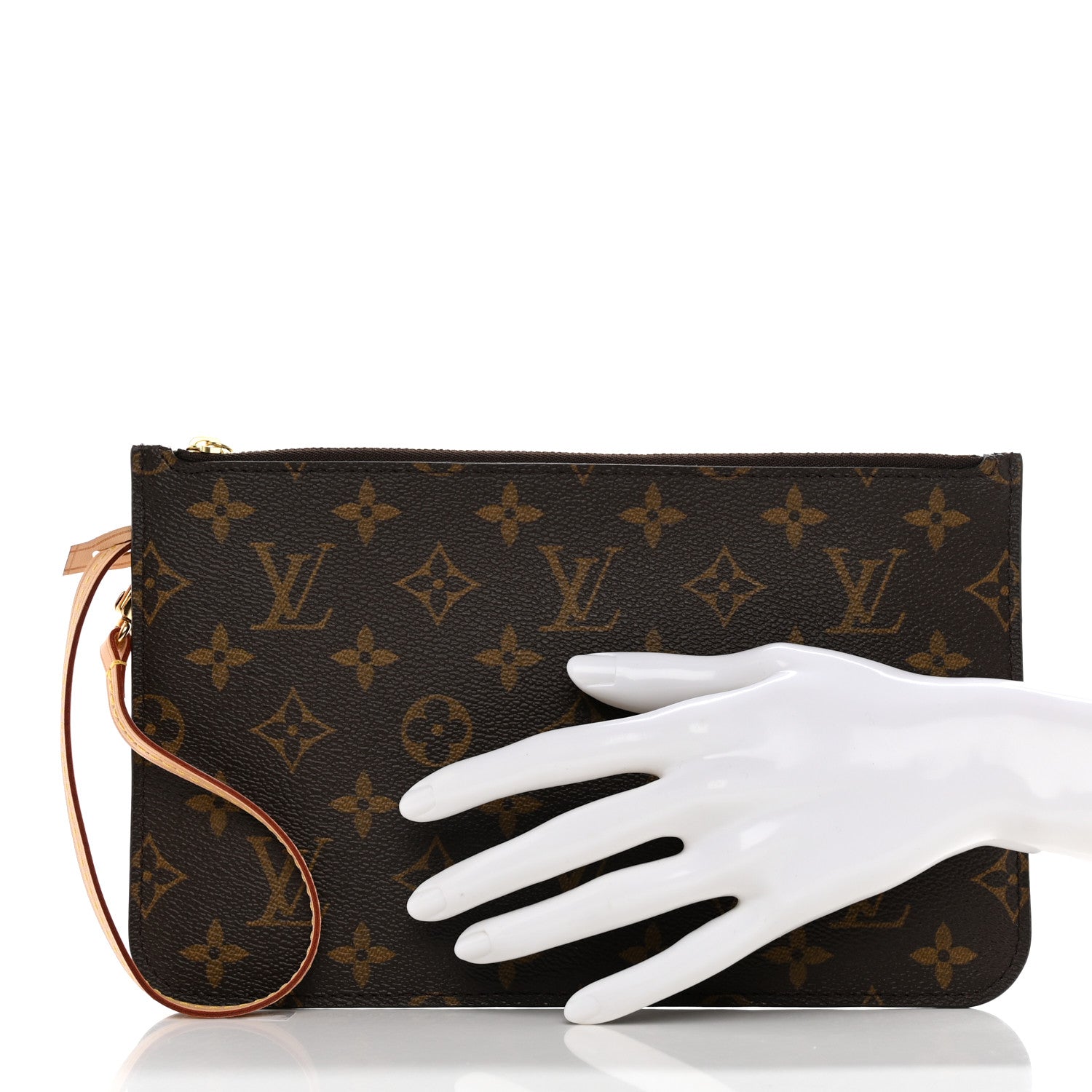 Louis Vuitton Monogram Neverfull MM GM Pochette 2 of 8