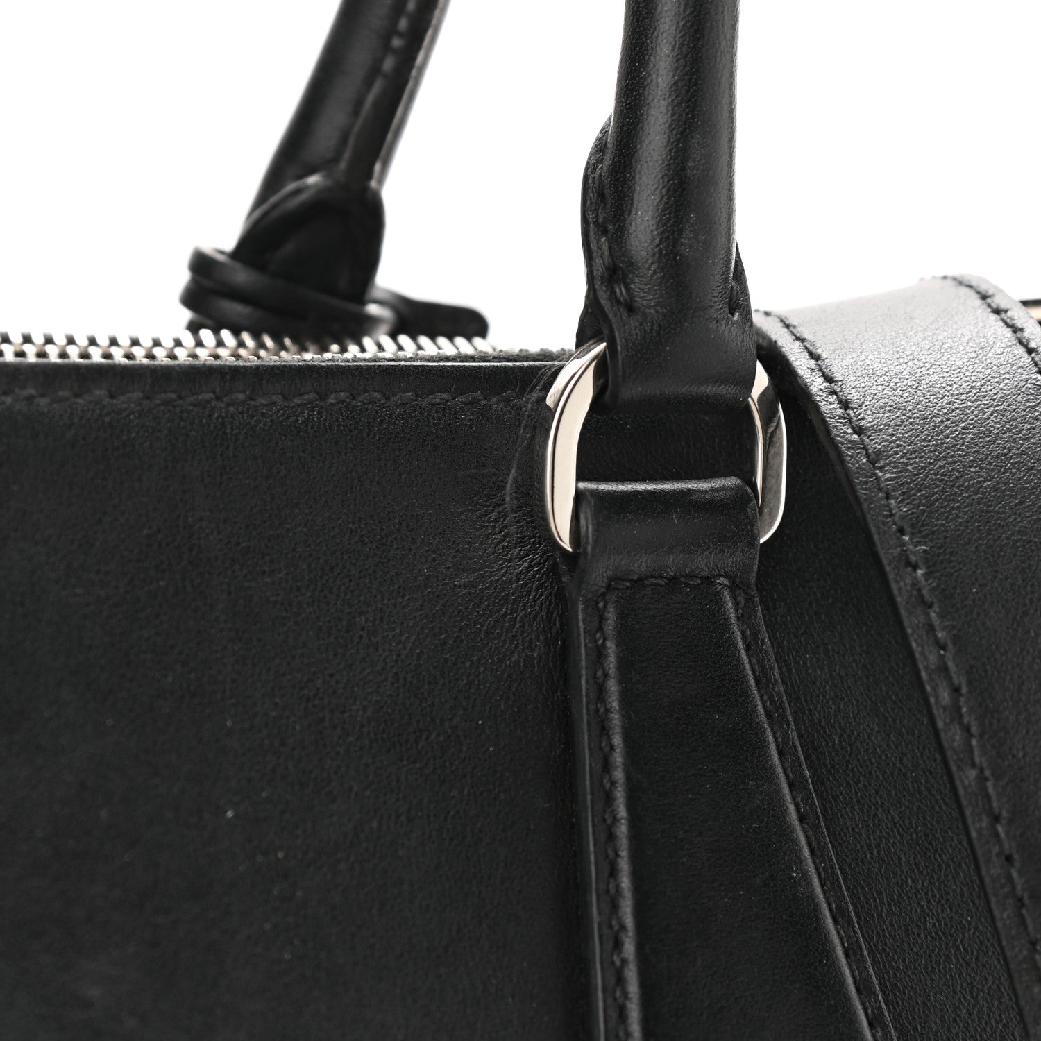 Prada Soft Calfskin Galleria Double Zip Tote Black 17 of 21