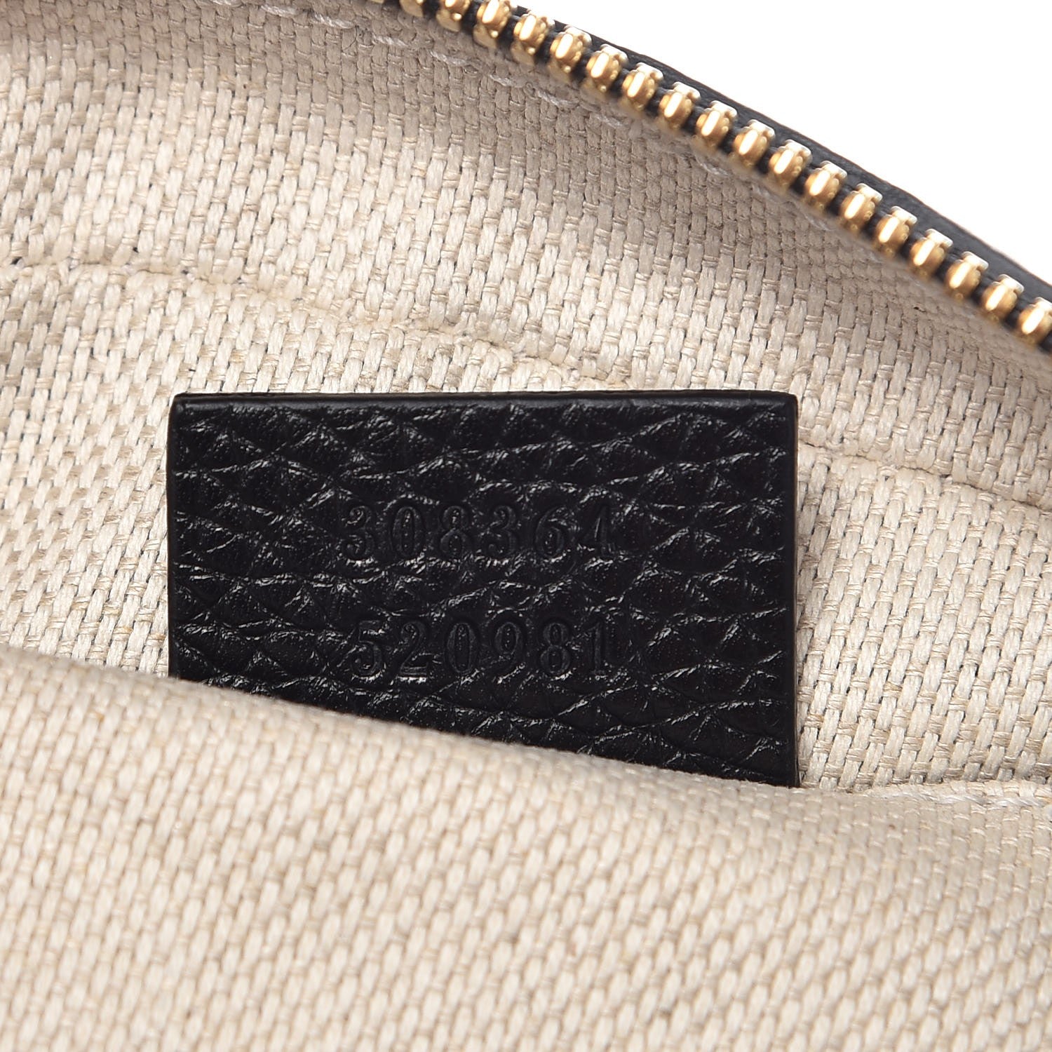 Gucci Pebbled Calfskin Small Soho Disco Bag Black 7 of 7