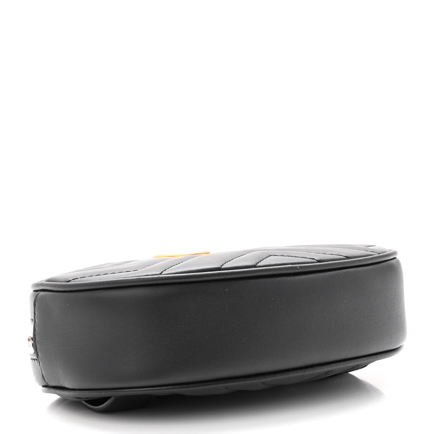 Calfskin Matelasse GG Marmont Belt Bag 85 34 Black