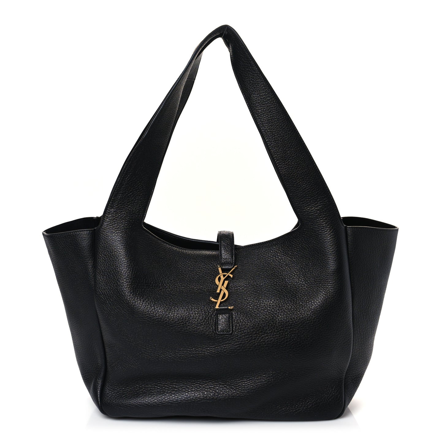 Grained Deerskin Bea Tote Black