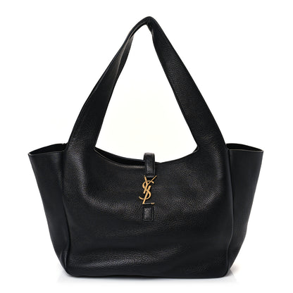 Saint Laurent Grained Deerskin Bea Tote Black 1 of 9