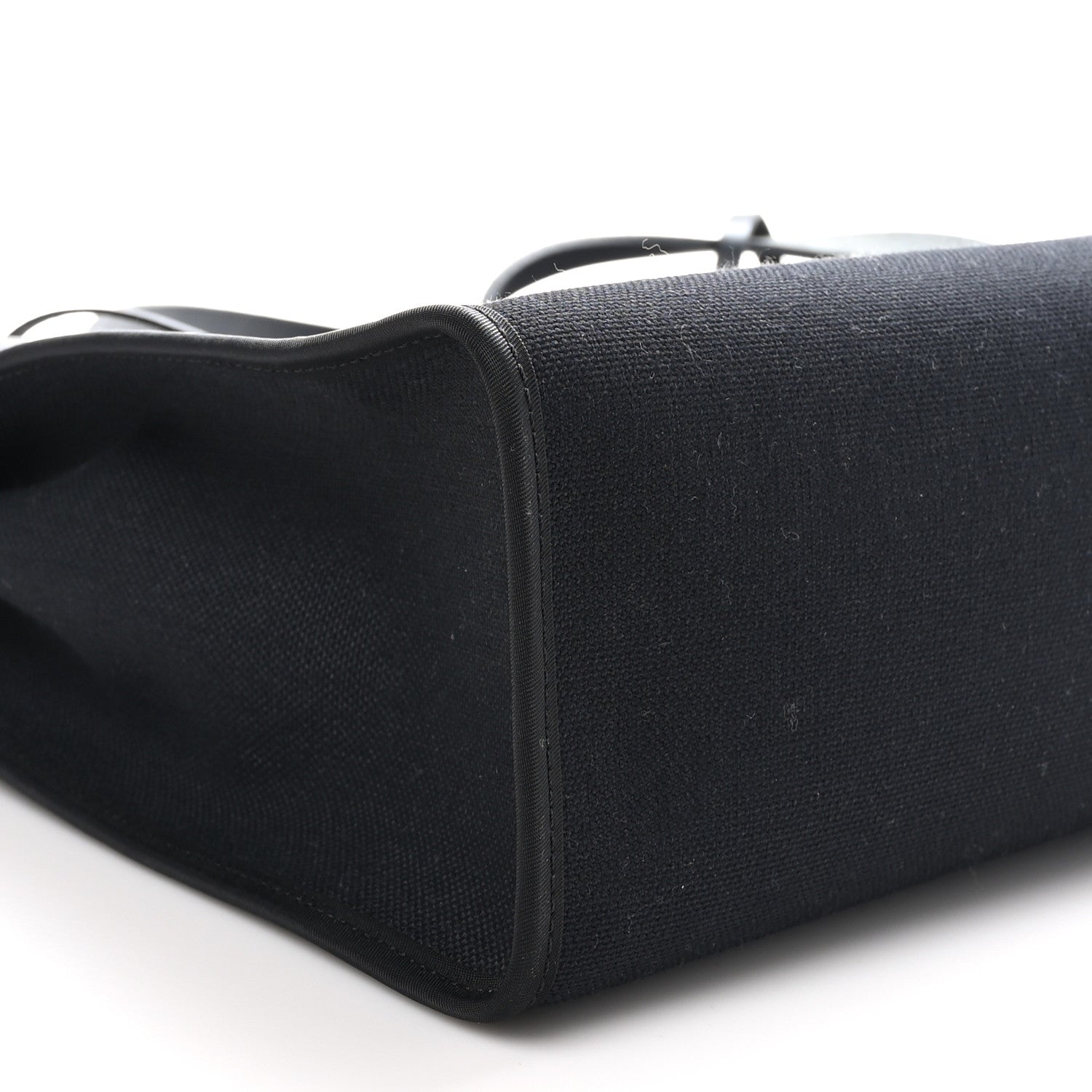 Hermes Military Toile Vache Hunter Herbag Zip PM 31 Black 10 of 12