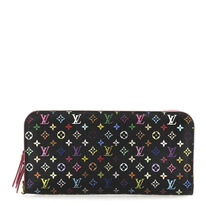 Louis Vuitton Monogram Multicolor Insolite Wallet Black Grenade 1 of 10