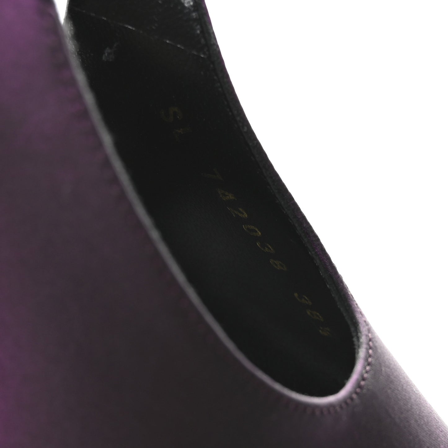 Taffeta Yasmeen 115 Slingback Pumps 38.5 Prune