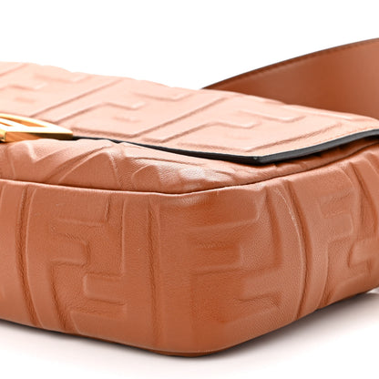 Fendi Nappa FF 1974 Embossed Baguette Coloniale 9 of 9