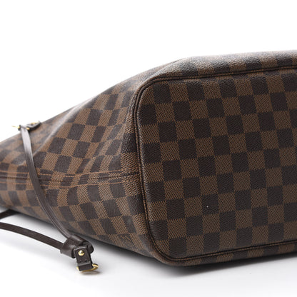 Louis Vuitton Damier Ebene Neo Neverfull MM Rose Ballerine 6 of 12