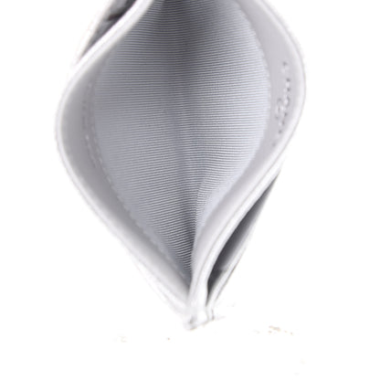 Chanel Metallic Lambskin Quilted Card Holder Silver 5 of 9