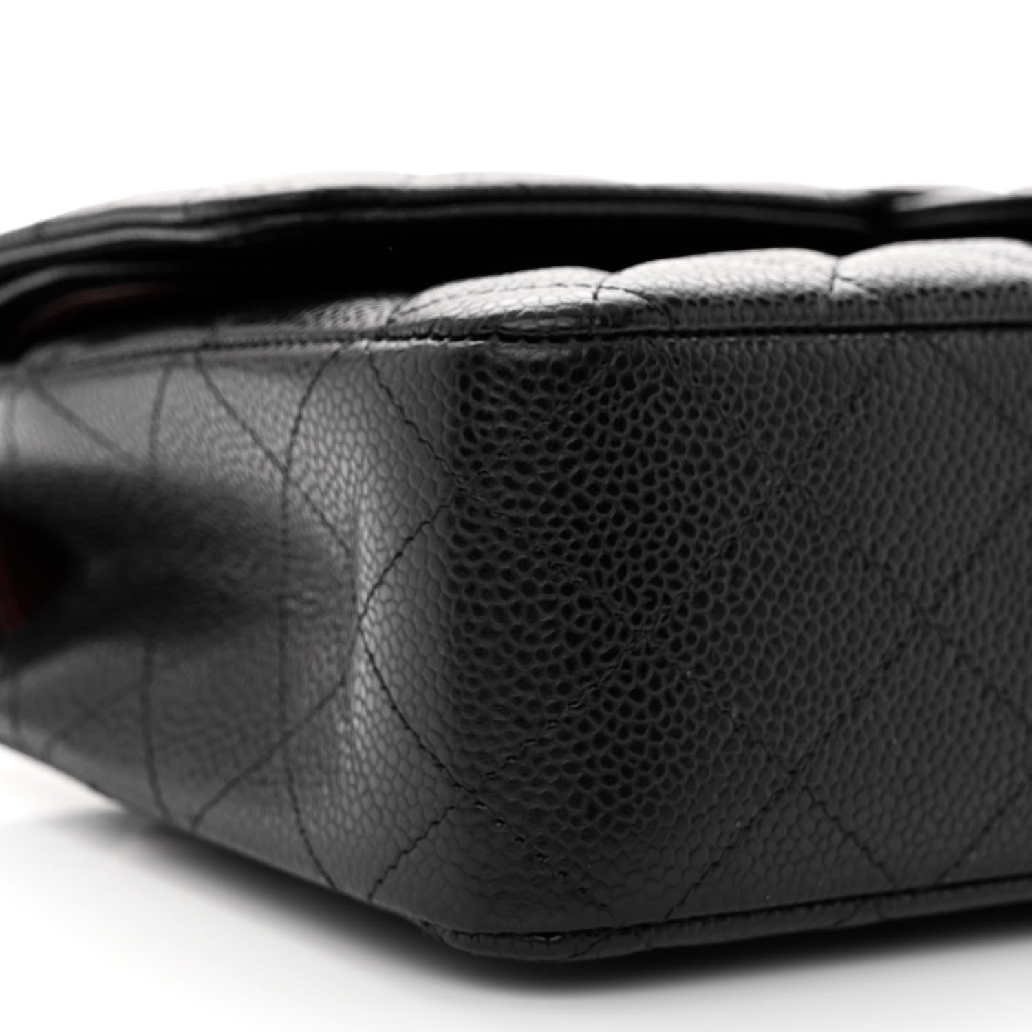 Chanel Caviar Quilted Medium Double Flap Black 9 of 11