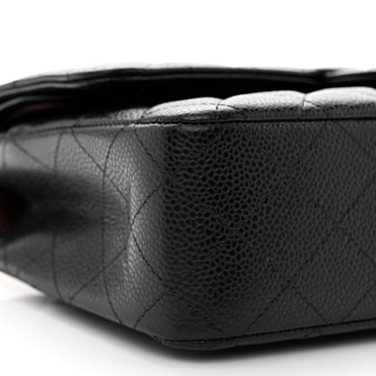Chanel Caviar Quilted Medium Double Flap Black 9 of 11