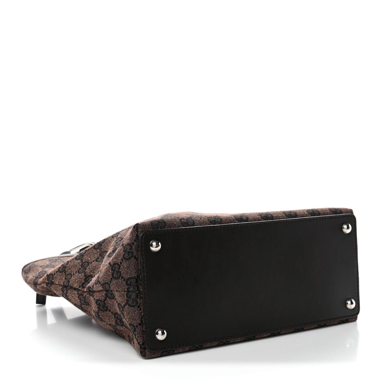 Gucci Monogram Eclipse Tote Dark Brown 4 of 12