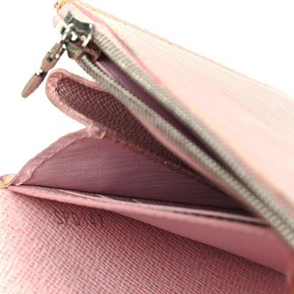 Louis Vuitton Epi Mechanical Flowers Twist Chain Wallet Rose Ballerine 7 of 9