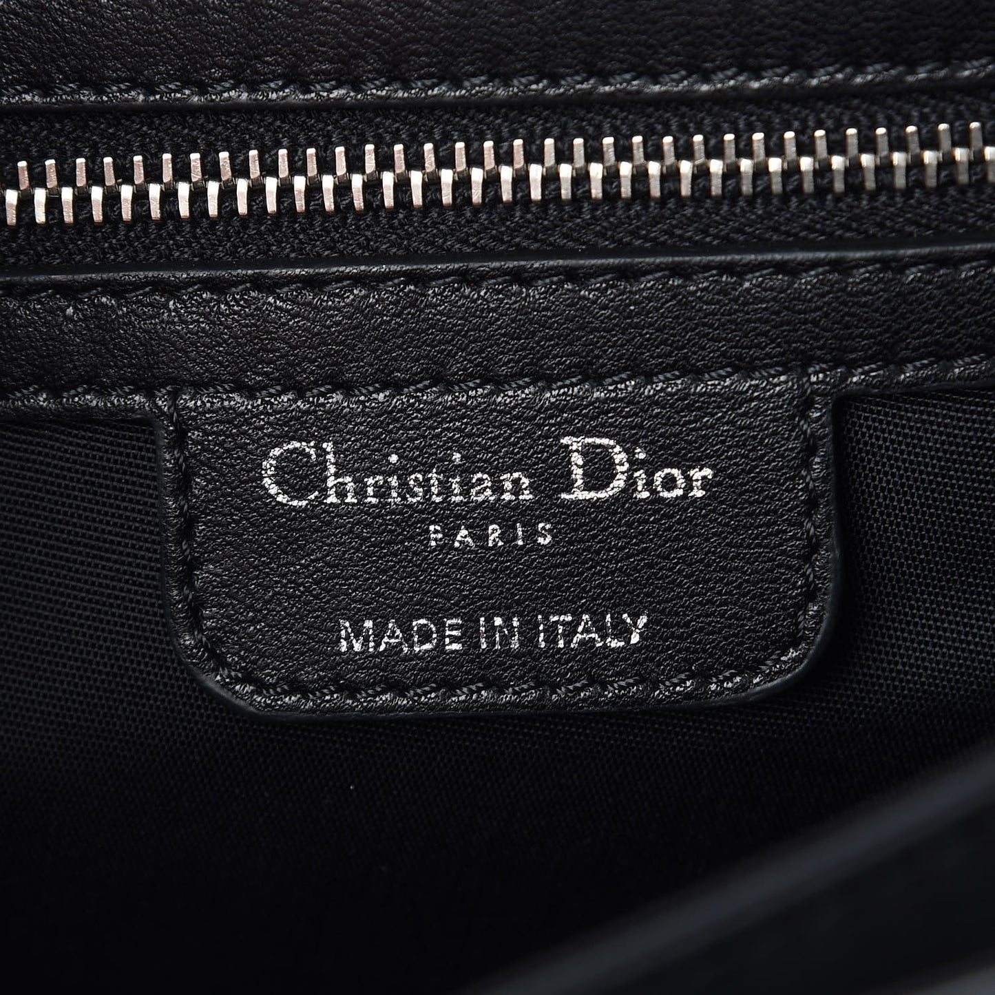 Lambskin Cannage Large New Lock Flap Black