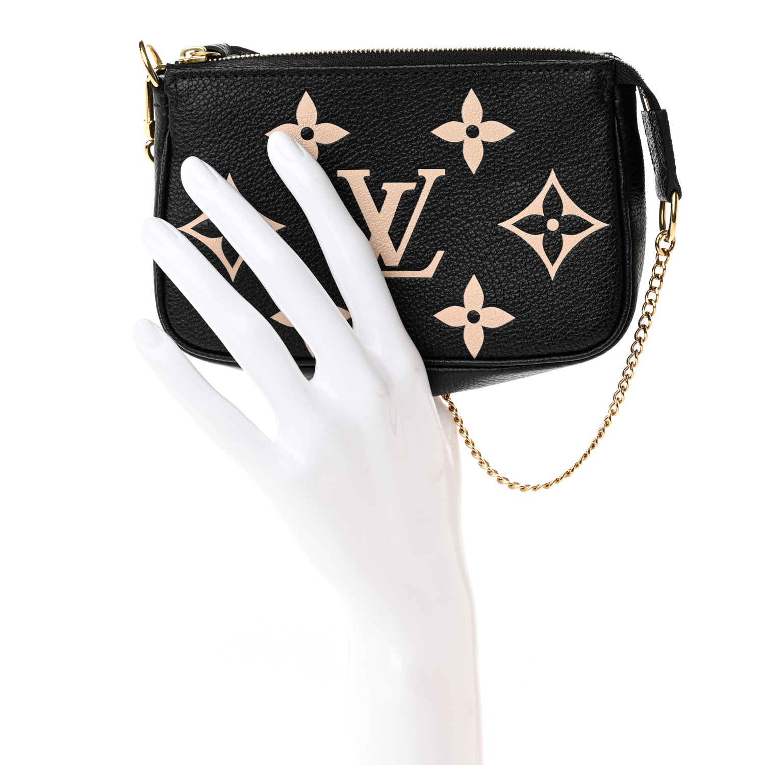 Louis Vuitton Empreinte Monogram Giant Mini Pochette Accessories Black 2 of 9
