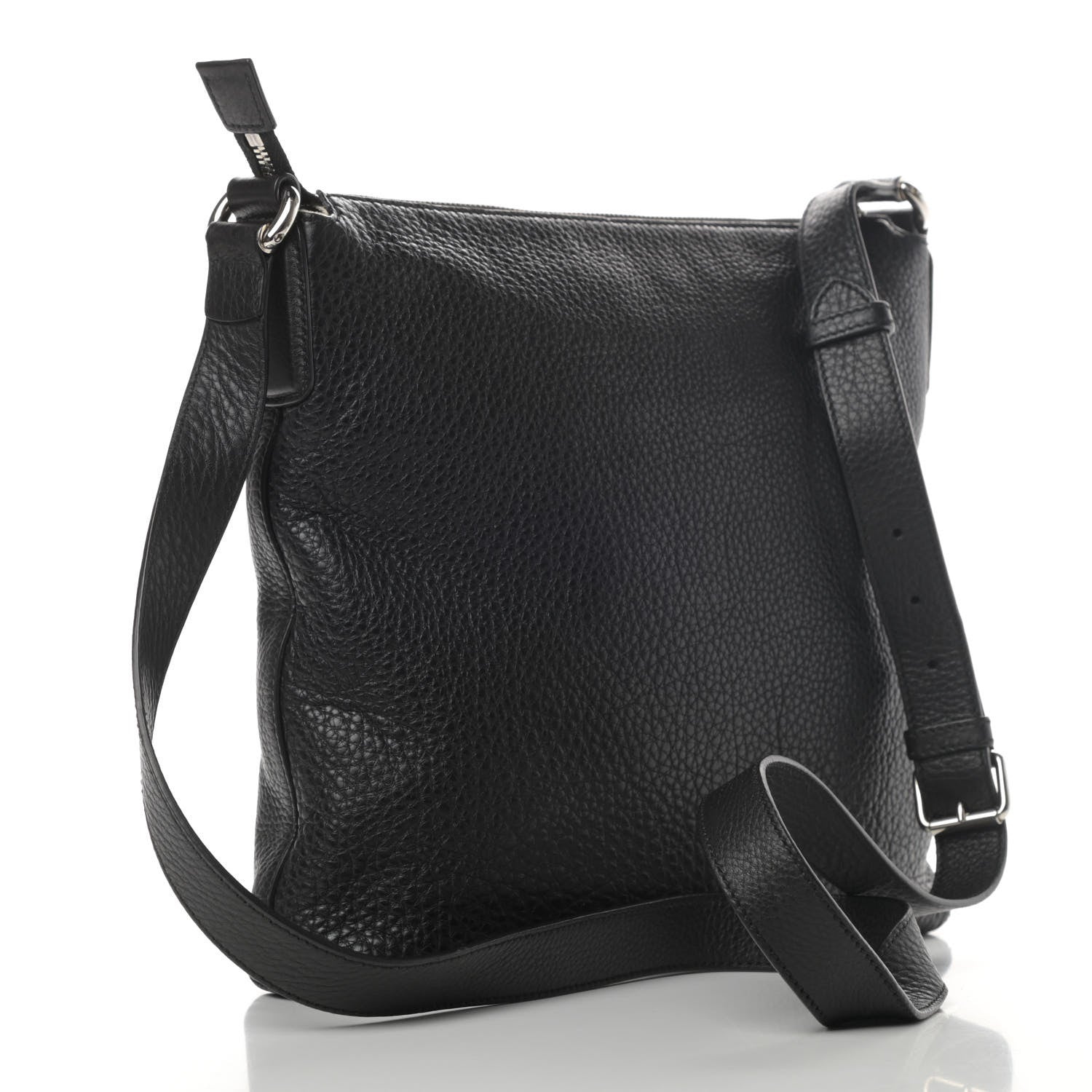 Gucci Pebbled Calfskin Medium Soho Messenger Bag Black 2 of 5
