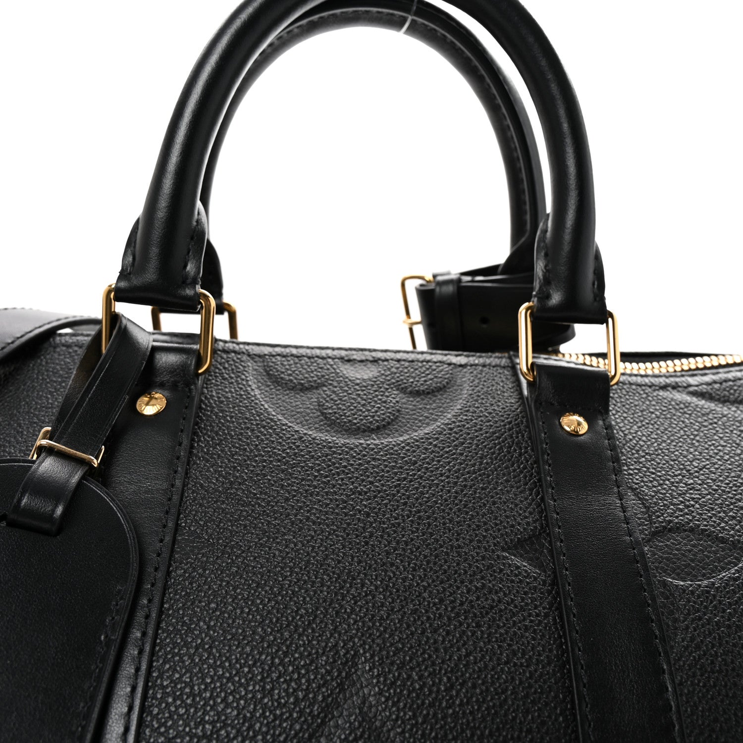 Louis Vuitton Empreinte Monogram Giant Keepall Bandouliere 45 Black 6 of 8