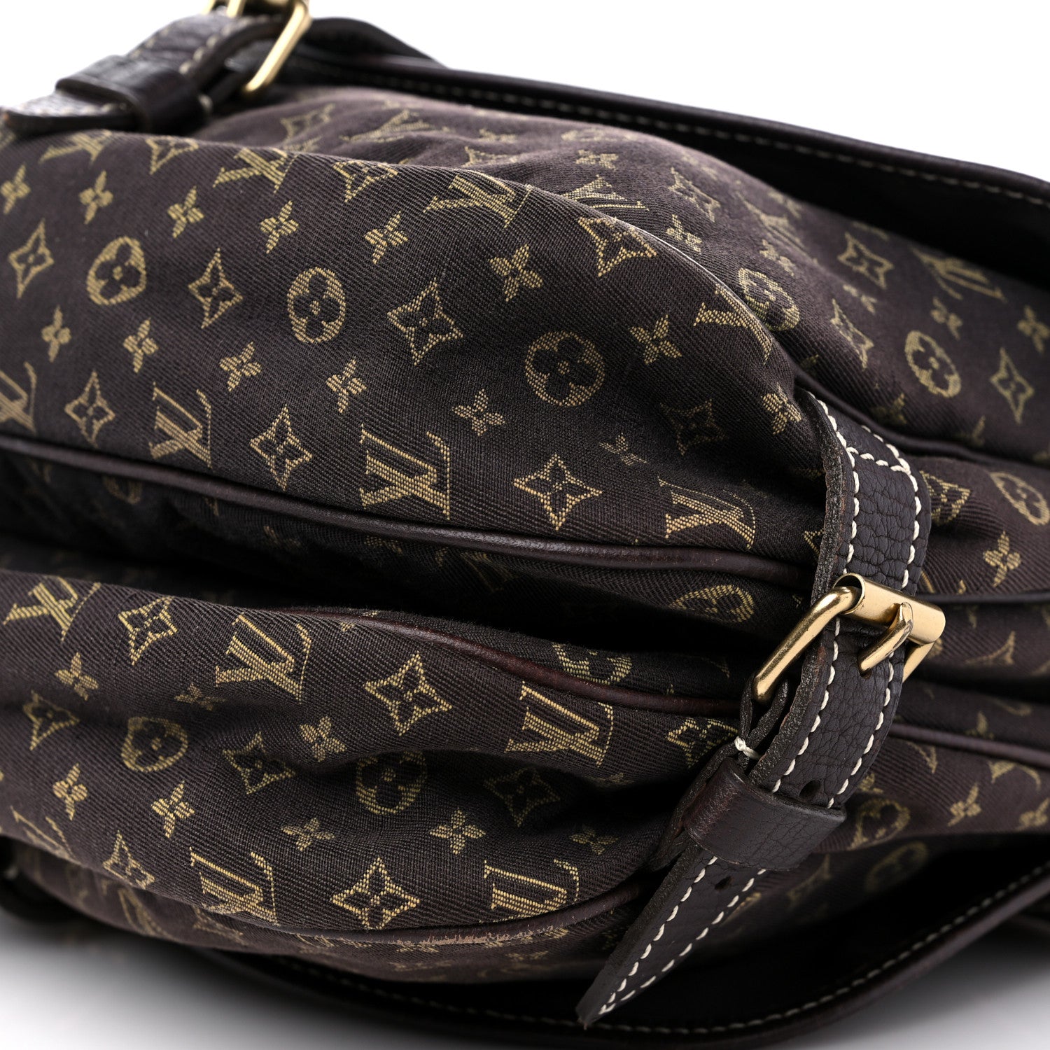 Louis Vuitton Monogram Mini Lin Saumur Ebene 9 of 13