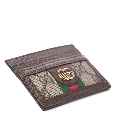 Gucci GG Supreme Monogram Ophidia Card Holder Brown 3 of 6