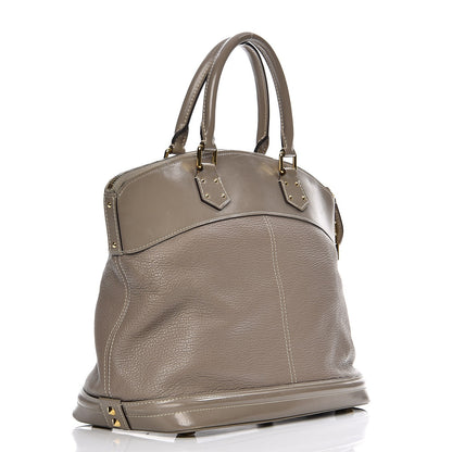 Louis Vuitton Suhali Lockit MM Greige 3 of 25