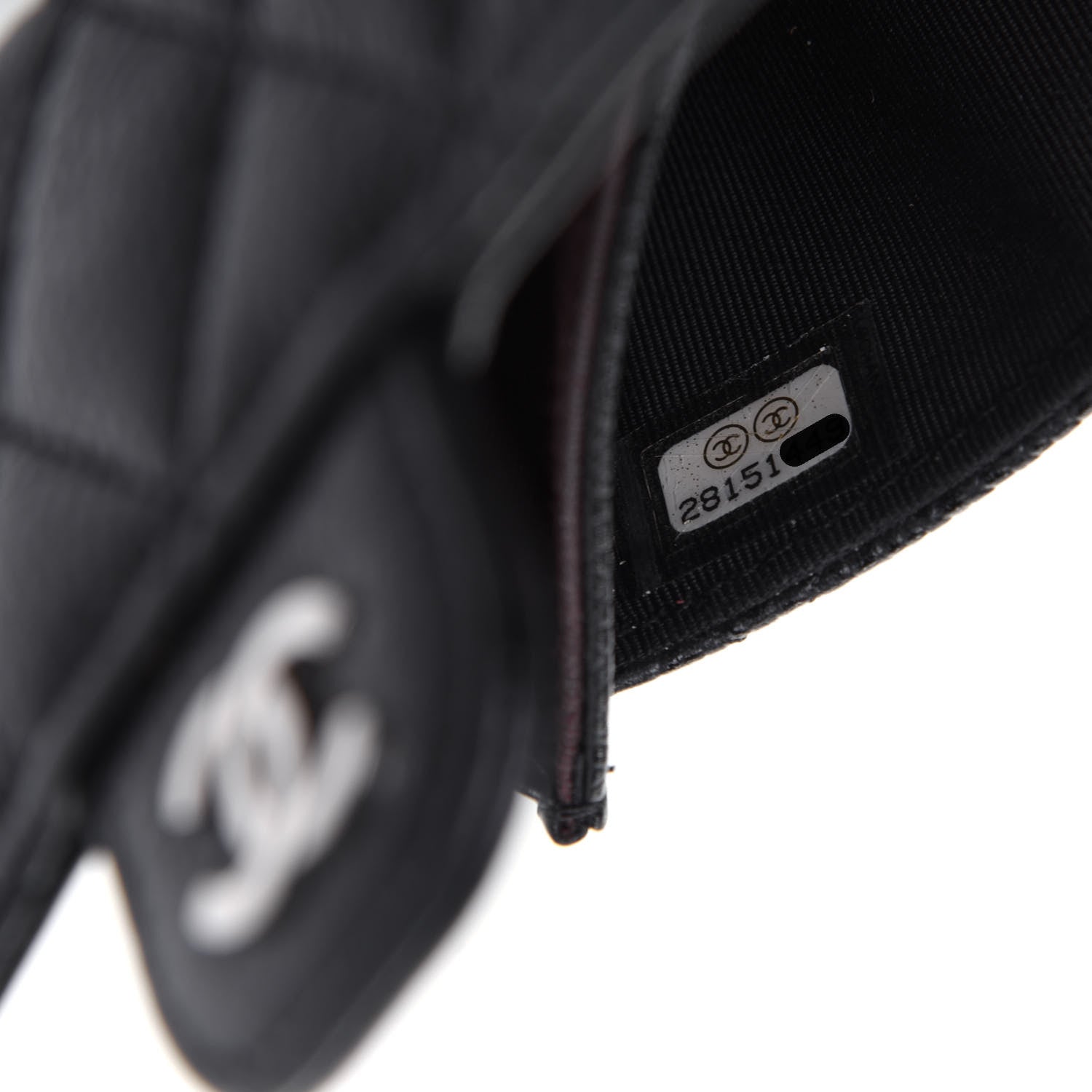 Chanel Caviar Quilted Flap Card Holder Wallet Black 8 of 13