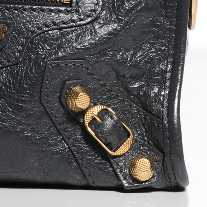 Balenciaga Agneau Giant 12 Gold Hardware Mini City Gris Fossile 6 of 13