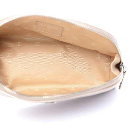 Chanel Metallic Goatskin Cosmetic Case Gold 5 of 7