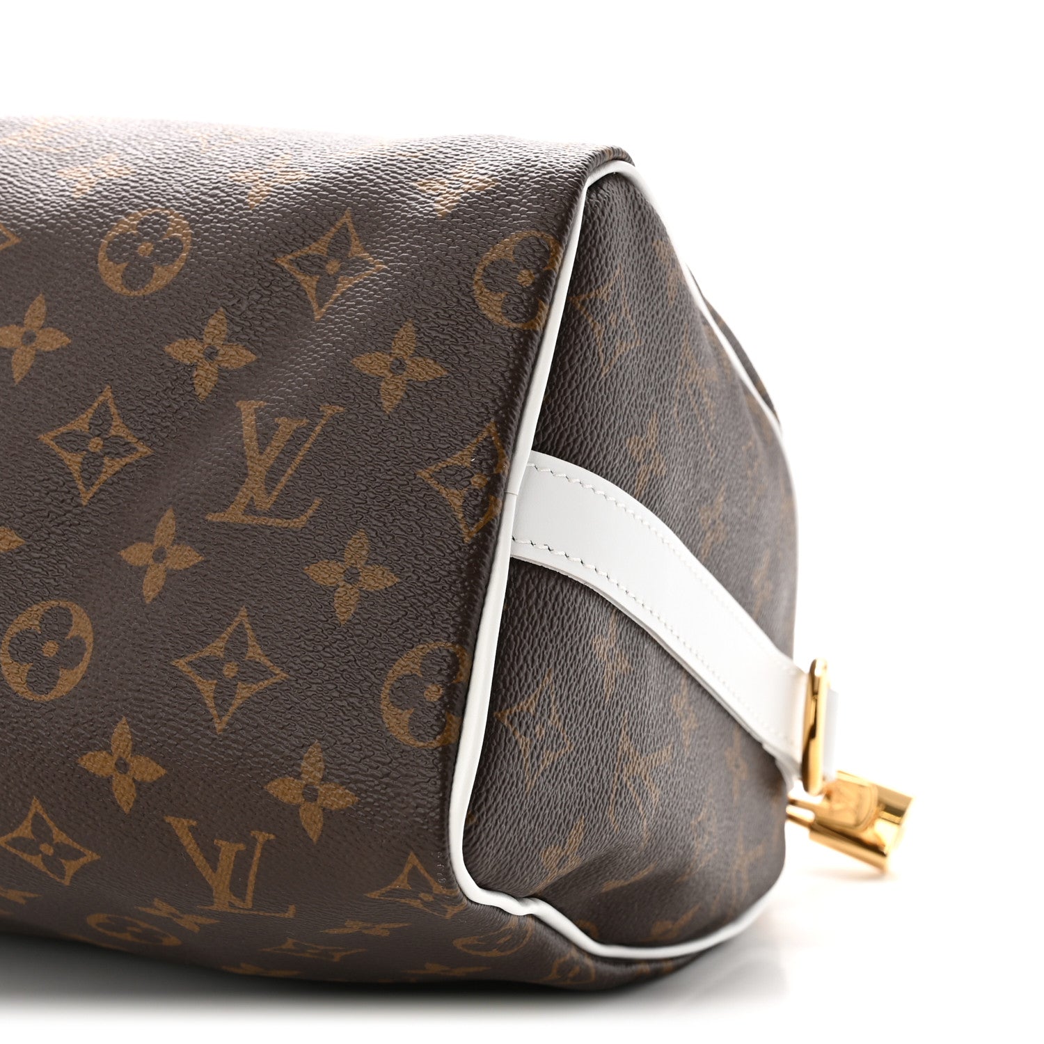 Louis Vuitton Monogram LV Match Speedy Bandouliere 25 White 9 of 10