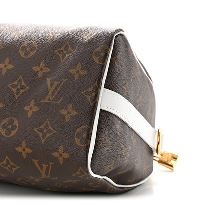 Louis Vuitton Monogram LV Match Speedy Bandouliere 25 White 9 of 10