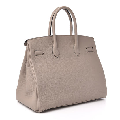 Hermes Togo Birkin 35 Gris Tourterelle 3 of 11