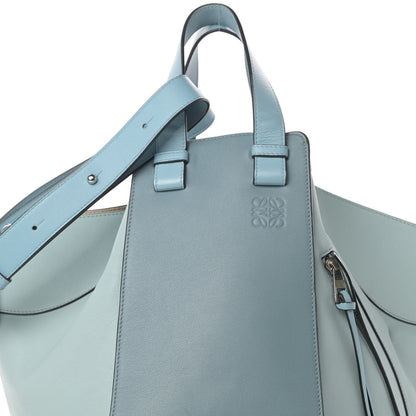 Loewe Calfskin Large Hammock Shoulder Bag Aqua Light Blue Stone 8 of 14